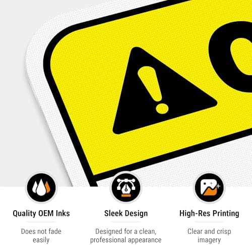 Hard-Hat and Safety Vest Required Sign, ANSI Caution Sign,