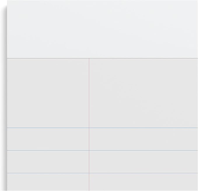 STAPLES Notepads, 8.25x11.75 Inch, Wide Ruled, White, 72-Pack