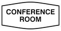 Fancy Conference Room Sign (White) - Small