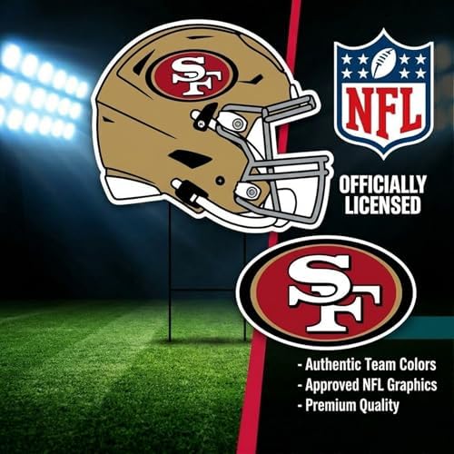 NFL Logo & Helmet 2 Pack Yard Sign Set