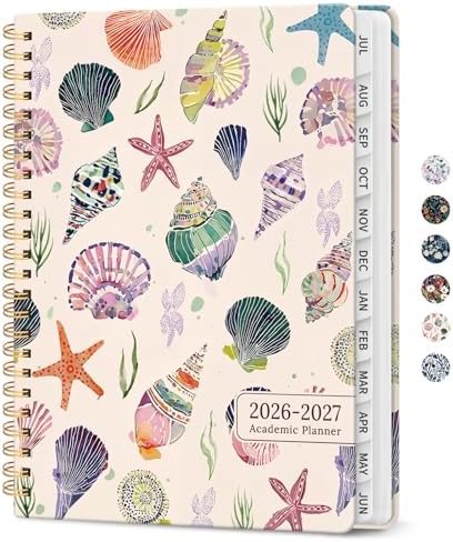 Planner 2026-2027, Monthly & Weekly Jul 2026-Jun 2027 Calendar Planner