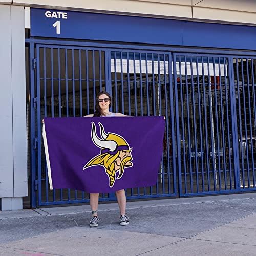 NFL Rico Industries Standard 3' x 5' Banner Flag Single Sided - Indoor or Outdoor - Home Décor