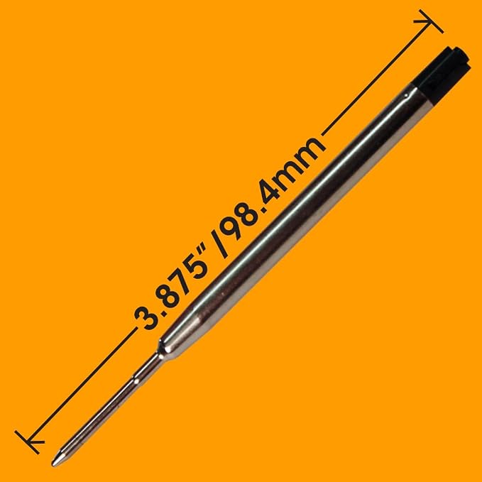 Replacement for Parker 1950369 - G2 Ballpoint Pen Refill - 24 Black