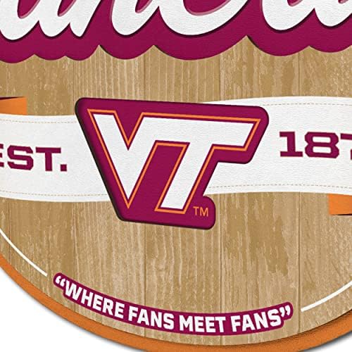 YouTheFan NCAA Officially-licensed FanCave 3D wall art - ready-to-hang, 3D multi-layered construction - floating wall mount design - Perfect fan gift