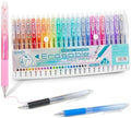 Retractable Erasable Gel Pens Clicker,Fine Point 0.7mm Smooth Writing Pens,Cute Pens For Writing Journaling Taking Notes School Office Home. (24 Colors)