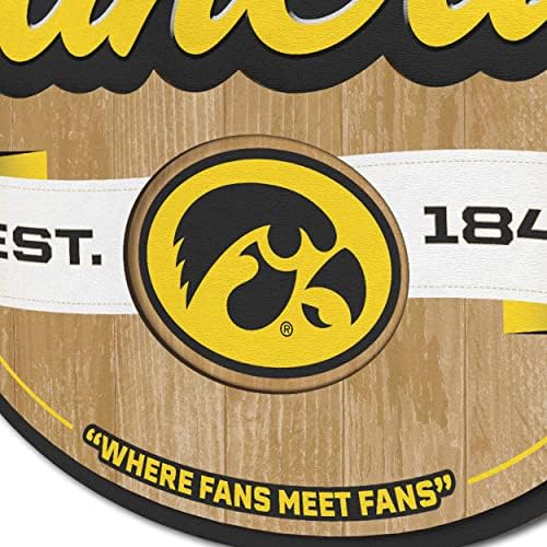YouTheFan NCAA Officially-licensed FanCave 3D wall art - ready-to-hang, 3D multi-layered construction - floating wall mount design - Perfect fan gift