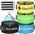 Nilight 4 Pack RV Hose Storage Bags, Waterproof Utility Bag with Cover