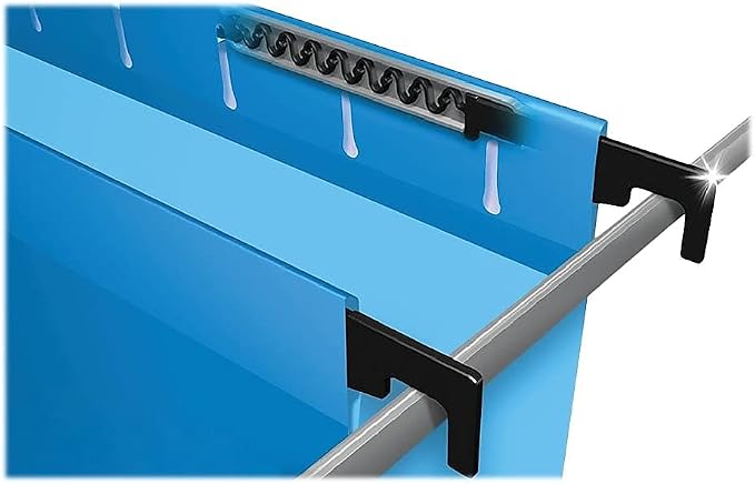 Pendaflex SureHook Reinforced Hanging Folders, Legal Size, Assorted Colors, 1/5 Cut, 20/BX (6153, Asst)