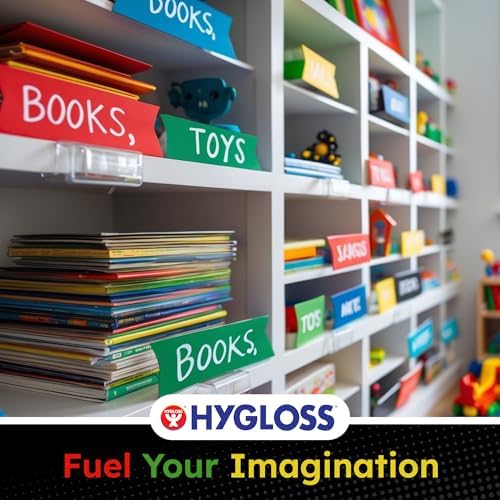 Hygloss Colored Poster Board 4 x 11, 100 Pack, Assorted Standard Colors