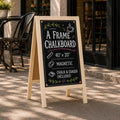 Ilyapa A Frame Chalk Board Easel Sign 40x20 in - Sandwich Signs Outdoor