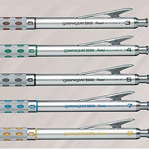 Pentel Graph Gear 1000 Mechanical Drafting Pencil 0.9mm Yellow (PG1019)
