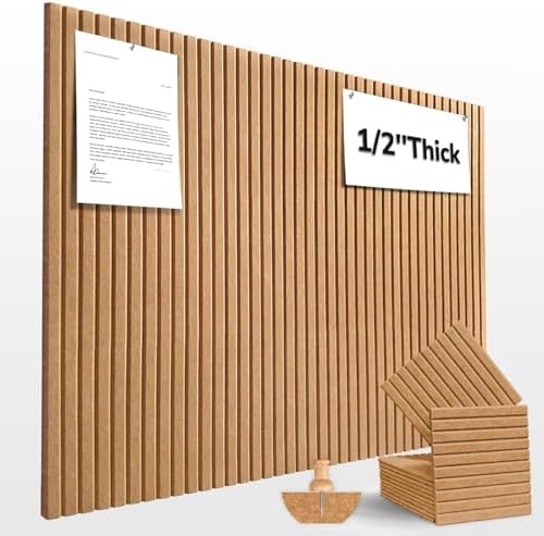48" x 36" Large Felt Bulletin Board 1/2" Thick, Burnt Orange