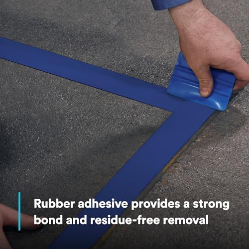 3M Durable Floor Marking Tape 971, Blue, 3 in x 36 yd, 17 mil, 1 Roll