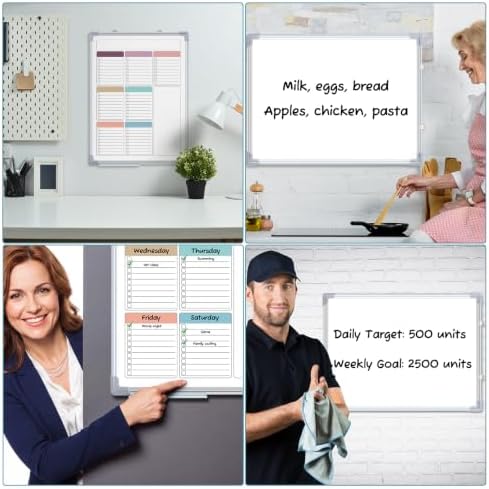 Lincia 24" x 18" Magnetic to Do List Whiteboard, Weekly Planner, Soft