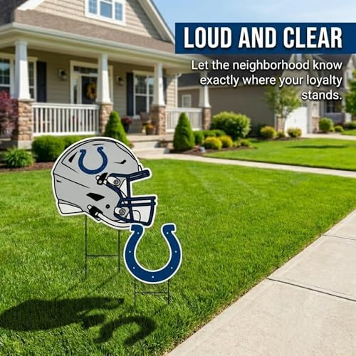 NFL Logo & Helmet 2 Pack Yard Sign Set