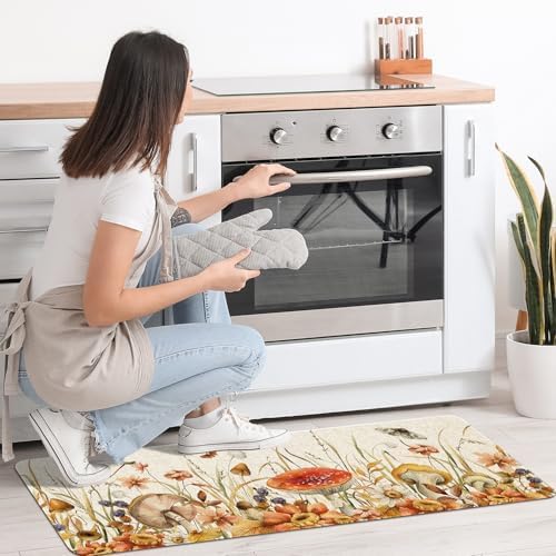 Kitchen Rugs and Mats Set of 2,Floor Mats for Home Kitchen Decor Mat