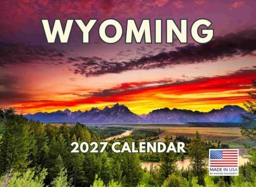 Wyoming Calendar 2027 Monthly Wall Calender 12 Month