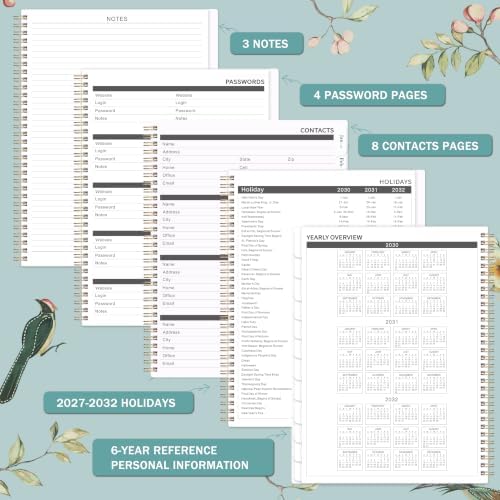 2027-2031 Monthly Planner - 5 Year Planner/Calendar 2027-2031, 9" x 11"