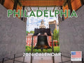 Philadelphia Calendar 2026 Wall 12 Month Monthly PA Scenic Souvenirs Philadelphian Themed Gifts | American Made In The USA