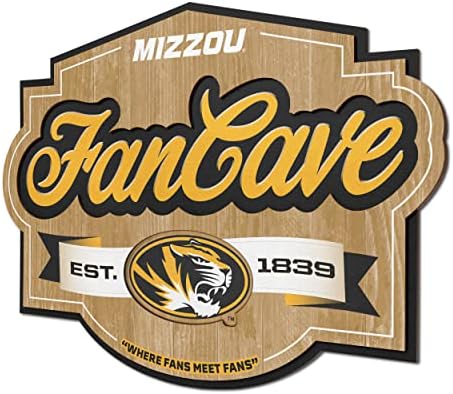 YouTheFan NCAA Officially-licensed FanCave 3D wall art - ready-to-hang, 3D multi-layered construction - floating wall mount design - Perfect fan gift