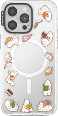 PopSockets iPhone 15 Pro Max Phone Case with MagSafe, Wireless Charging Compatible, Bookish - Spooky Book Club