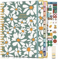 Academic Planner 2026-2027, Hardcover Weekly and Monthly Calendar Planner from July 2026 - June 2027, 8.5" x 11" A4 Large Daily Agenda with Tabs, College School Organizer for Student Teacher, Field of Daisies