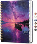 Large Planner 2026-2027, A4 (8.5" x 11") Hardcover Weekly & Monthly Planner July 2026 - June 2027 with Monthly Tabs, Academic Planner for School, Work and Office, Violet Lagoon