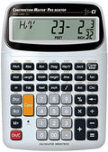 Calculated Industries 44080 Construction Master Pro-Desktop Advanced Construction Math Feet-Inch-Fraction Calculator with Trig Tool for Architects, Estimators, Contractors, Builders and Remodelers