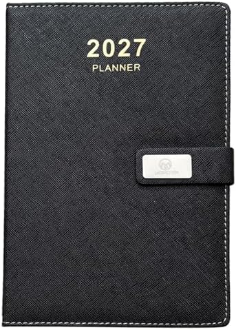 2027 Daily Planner – One Page Per Day, 12-Month Calendar Book(Jan–Dec 2027)