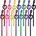Zonon 14 Pack Treble Clef Pencils, Colorful Plastic Music Note Pencils