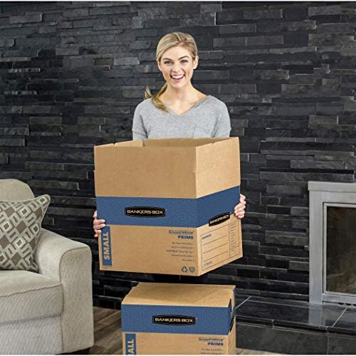 Bankers Box 15-Pack Medium Prime HD Moving Boxes with Reinforced Handles