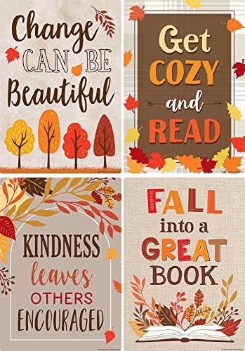 Teacher Created Resources Fall Educational Poster Pack (TCR6112)