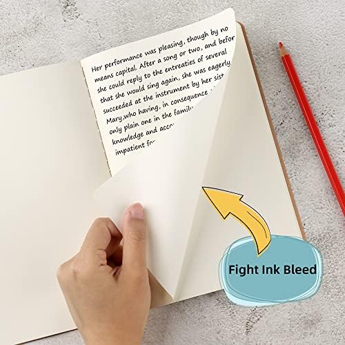 24 Pack Blank Notebook & Journal Bulk, Kraft Cover, Unlined Plain Thick Paper, A5 Size, 5.5x8.3 inch, 60 Page, Small Sketchbook Subject Note Pad Set for Women Men Kids Traveler Student Office