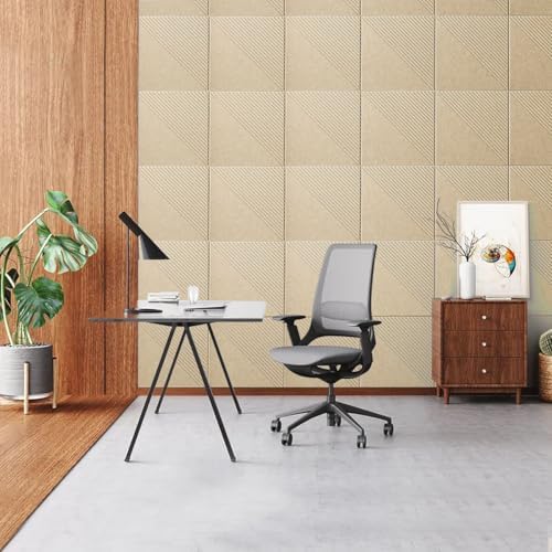 48" x 36" Large Cork Board Alternative&Felt Bulletin Board, Tan
