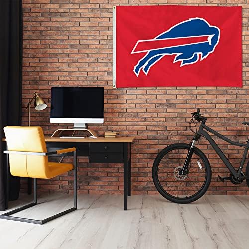 NFL Rico Industries Standard 3' x 5' Banner Flag Single Sided - Indoor or Outdoor - Home Décor