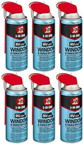 3-IN-ONE RVcare Window & Track Dry Lube with SMART STRAW SPRAYS 2 WAYS, 10 OZ [6-Pack]