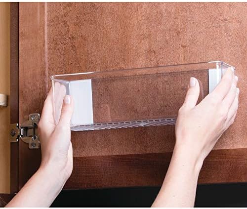 iDesign Adhesive Organizer Bin, Clear