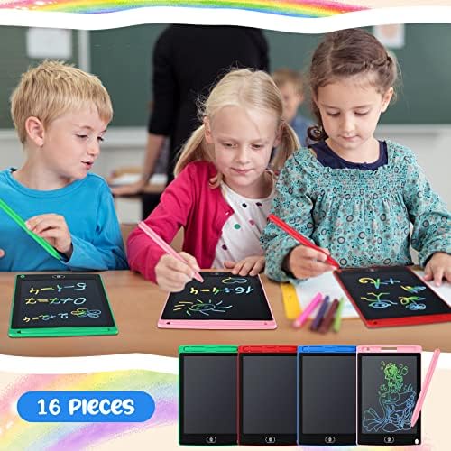 Epakh 32 Pack LCD Writing Tablet, Blue, Green, Pink, Red