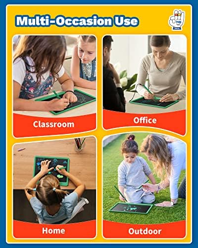 TEKFUN Toys 12" LCD Writing Tablet for Kids Ages 3–8, Drawing Tablet Toy for Boys & Girls, Easy Way to Keep Kids Busy, Mess-Free Doodle Board for Travel, Learning & Play