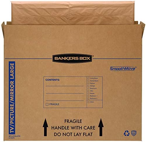 Bankers Box 4-Pack Large TV/Picture/Mirror Moving Boxes