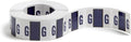 Smead BCCR Bar-Style Color-Coded Alphabetic Label, G, Label Roll, Violet, 500 Labels per Roll, (67077)