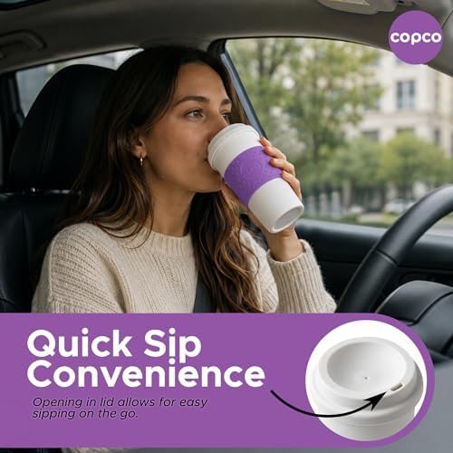 Copco Acadia Travel Mug, 16 Oz - Lilac, Set of 3