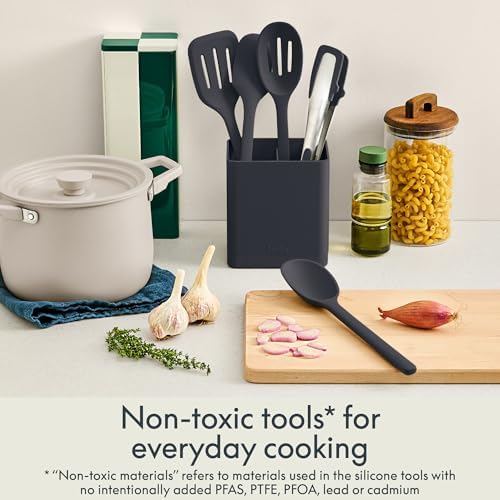 bella 6 Piece Modular Tool Set, Non-Toxic, Heat safe to 425°F, Slate