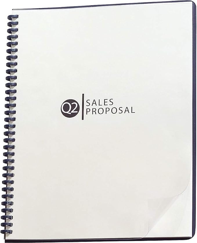 GBC Clear View Presentation Covers, Pre-Punched for CombBind, 19 Hole, Round Corners, 100 Pack (2020024)