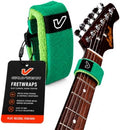 Gruv Gear Fret Wrap & Guitar Mute, Fretwrap for Acoustic, Electric & Bass | String Dampener Recording, Tapping & Practice Accessory (1 Pack, Large Green, Fits 6 String Bass, 8 String Guitar)