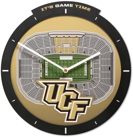 YouTheFan NCAA Central Florida Knights StadiumView 3D Wall Clock