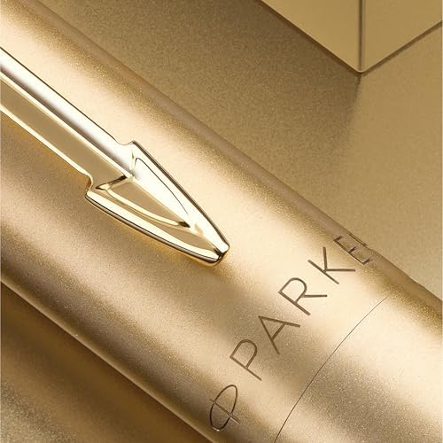 Parker Jotter XL Ballpoint Pen | Monochrome Matte Gold | Medium Point | Blue Ink | Gift Box