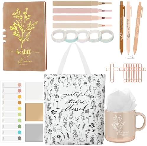 Reallnaiv Housekeeping Mug Bag Notebook Highlighter Pen Note, Mix Color