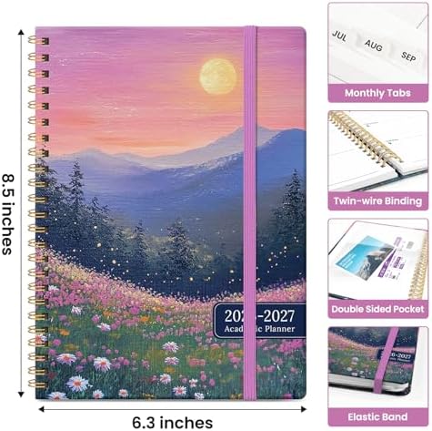 Planner 2026-2027, Monthly & Weekly Jul 2026-Jun 2027 Planner Calendar