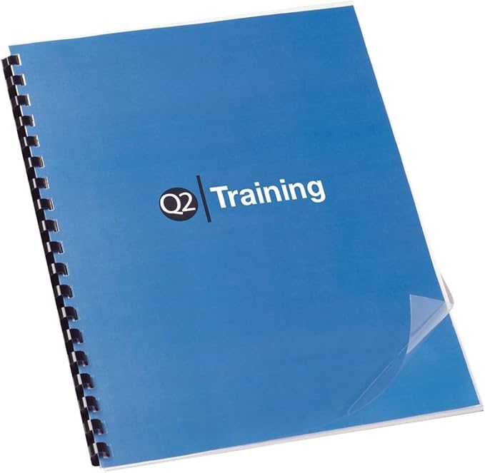 GBC 2000041 Clear View Presentation Binding System Cover, 11 x 8-1/2, Clear (Box of 100)